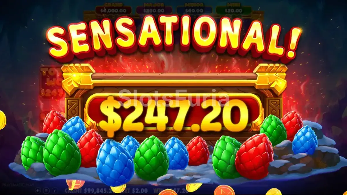 Gran victoria conseguida en 3 Magic Eggs de Pragmatic Play