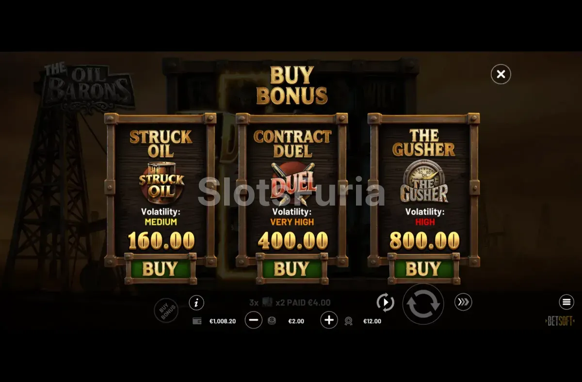 Función de compra de bono de 3 Piggies of Bank