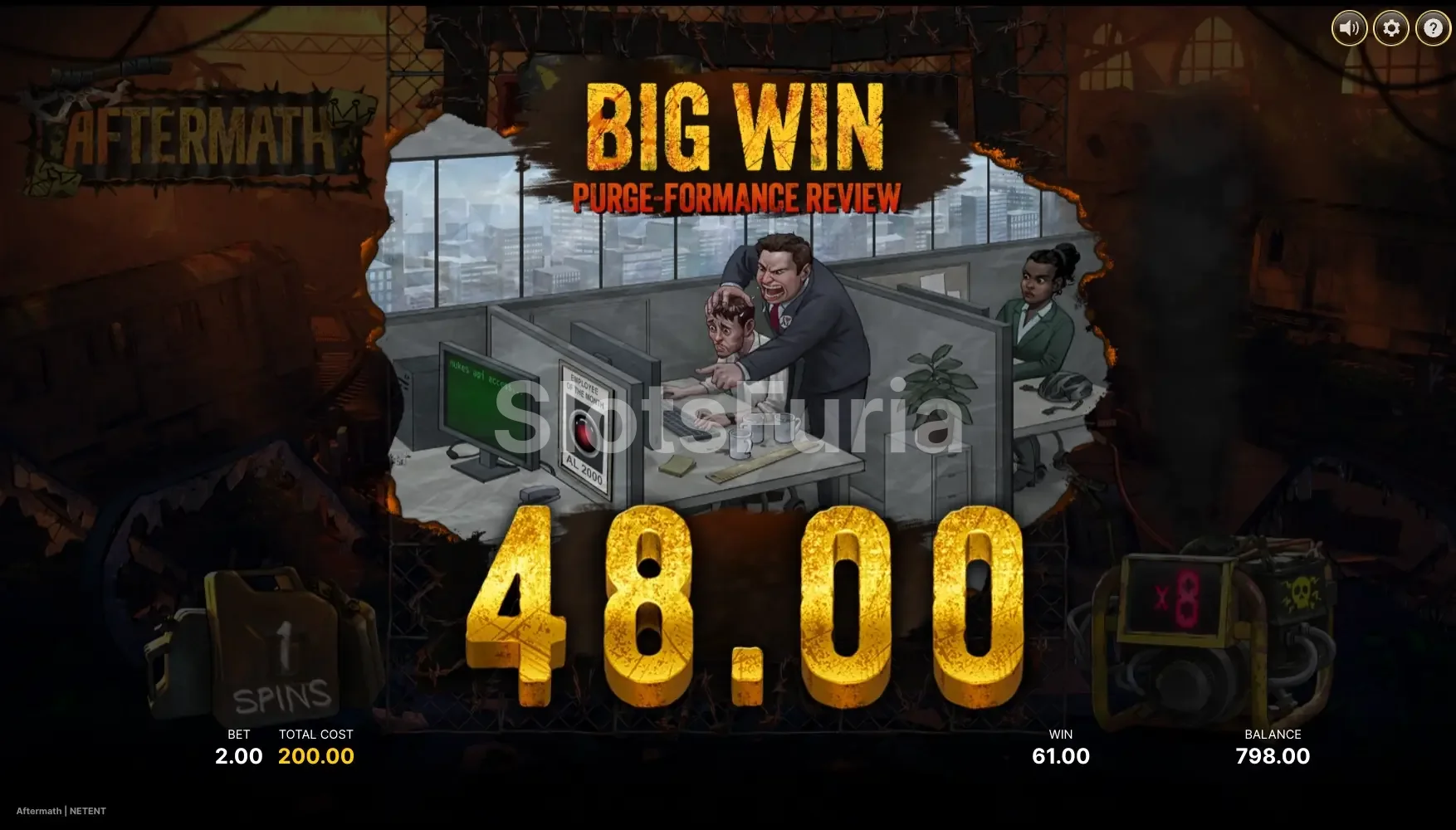 Momento de gran combinación en Aftermath