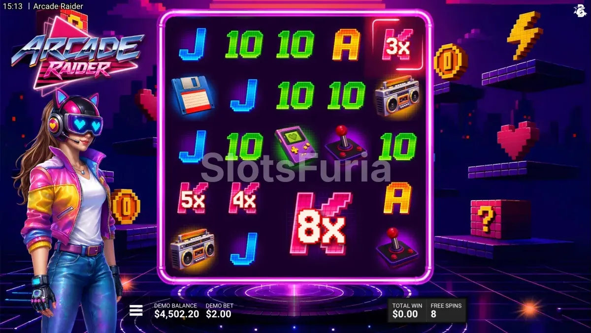 Ronda de tiradas gratis de Arcade Raider en pleno desarrollo