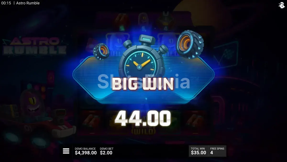 Gran victoria conseguida en Astro Rumble