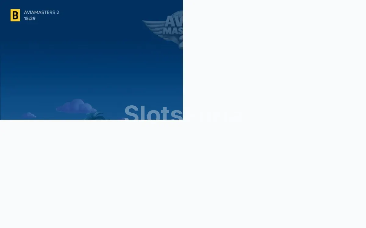 Pantalla de juego base de Aviamasters 2 con el avión sobre el mar