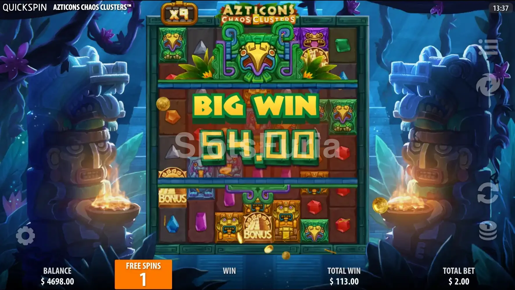 Gran victoria conseguida en Azticons Chaos Clusters