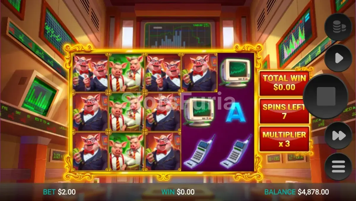 Ronda de tiradas gratuitas de Bacon Bankroll con multiplicadores activos