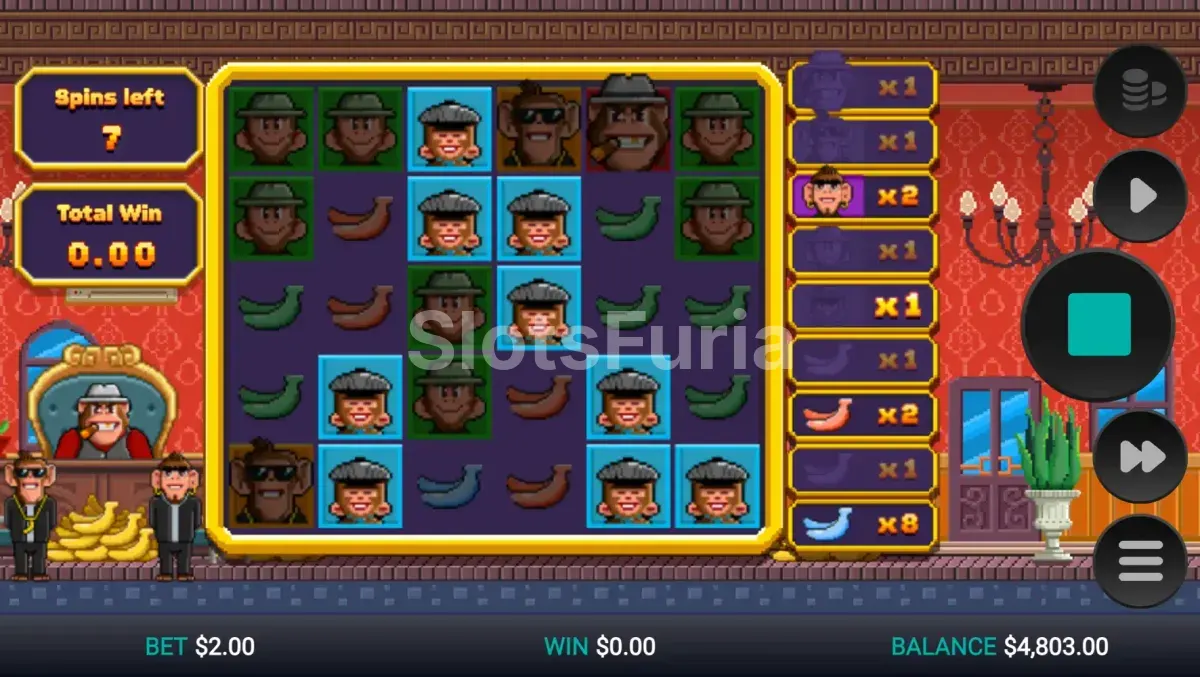 Tiradas gratis activas en Banana Town con multiplicadores acumulados