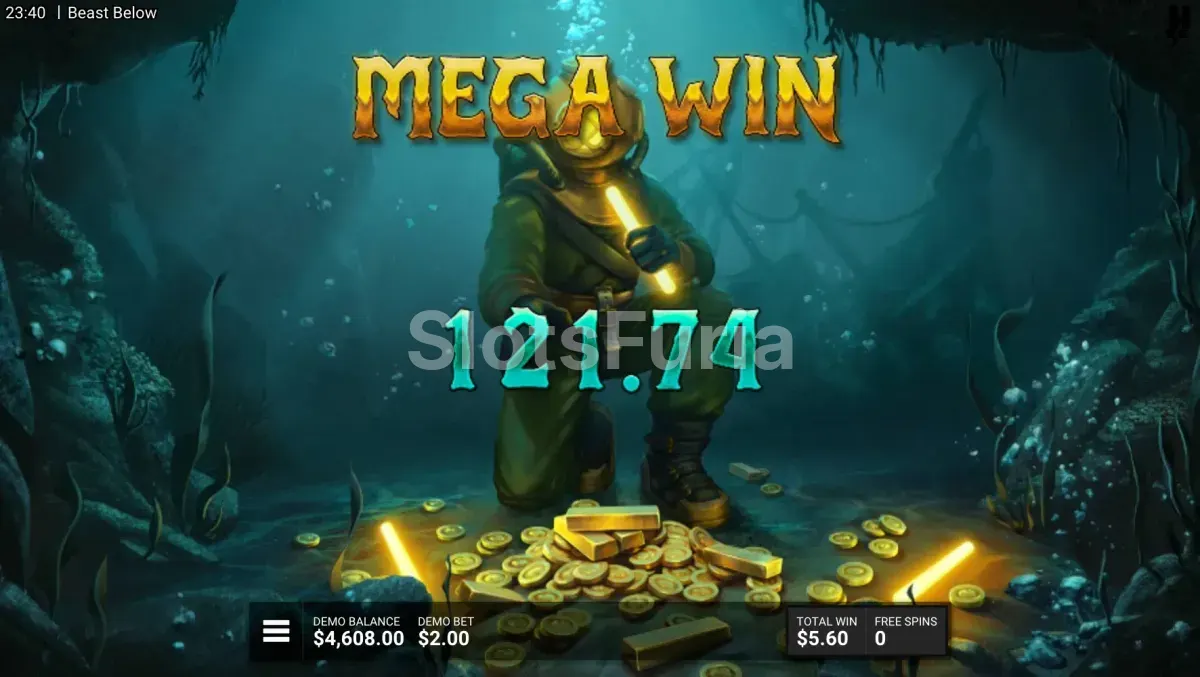 Gran victoria en Beast Below con multiplicador máximo activado