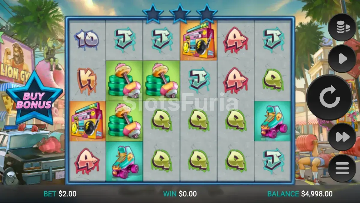Juego base de Beast Mode con la cuadrícula de 6x4