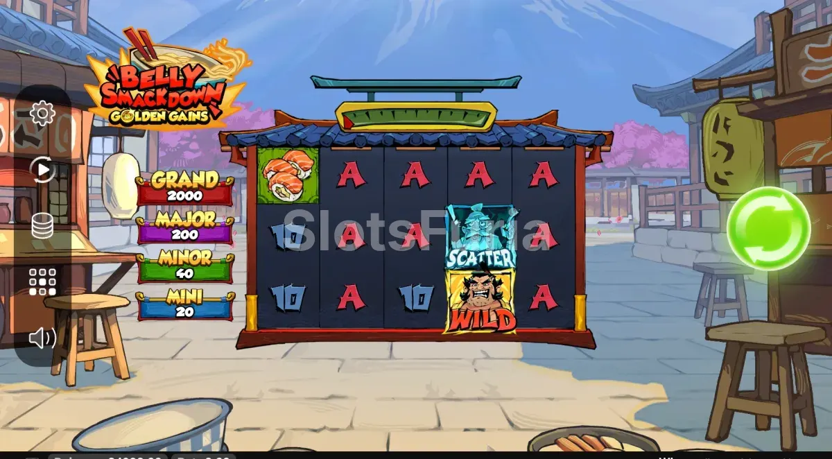 base game de Belly Smackdown Golden Gains