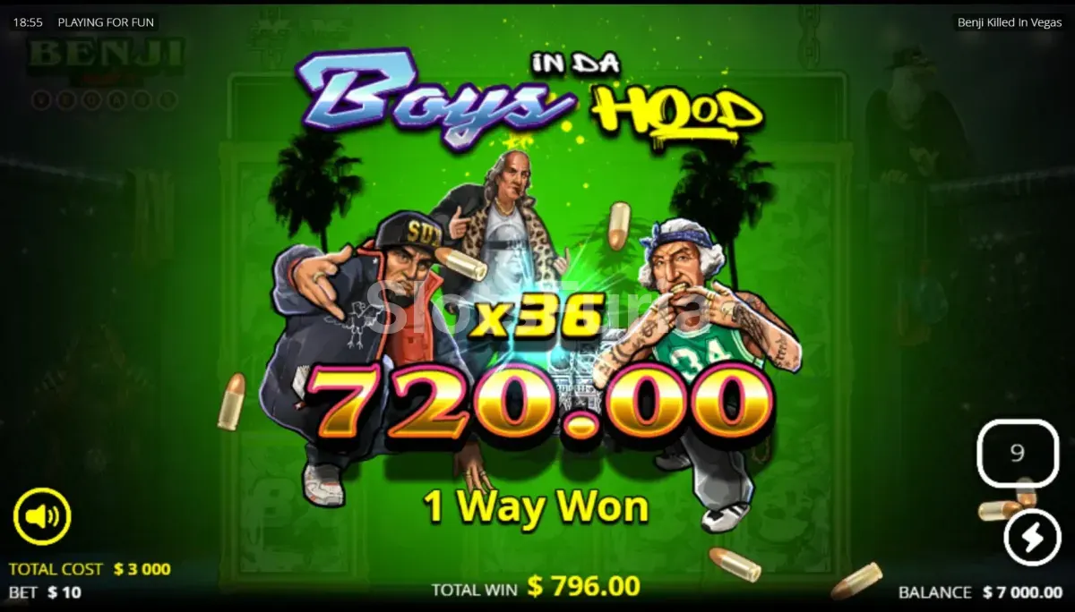 Gran victoria conseguida en Benji Killed in Vegas
