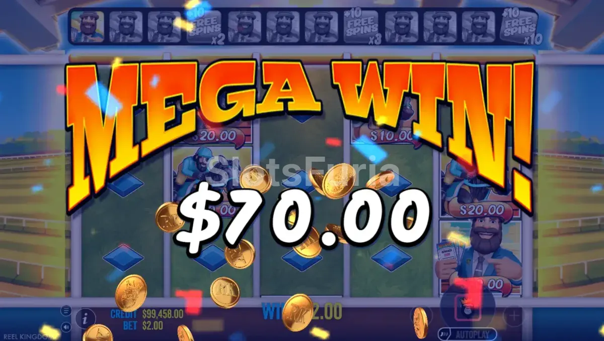 Gran victoria conseguida en Big Bass Return to the Races