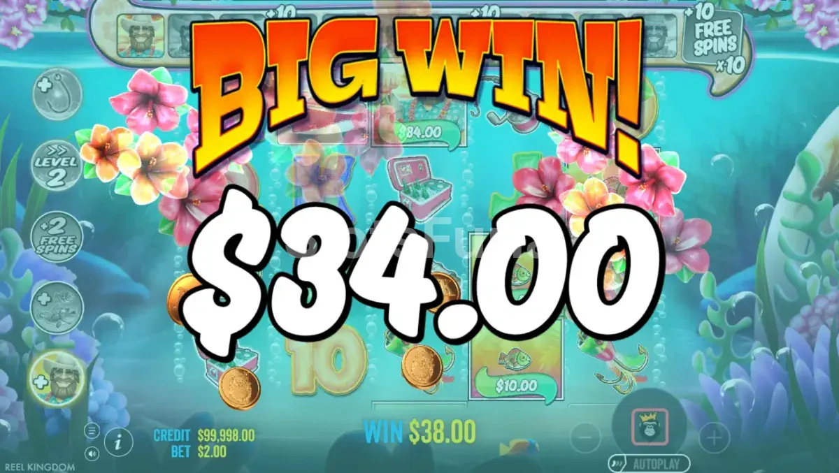 Gran ganancia en Bigger Bass Splash