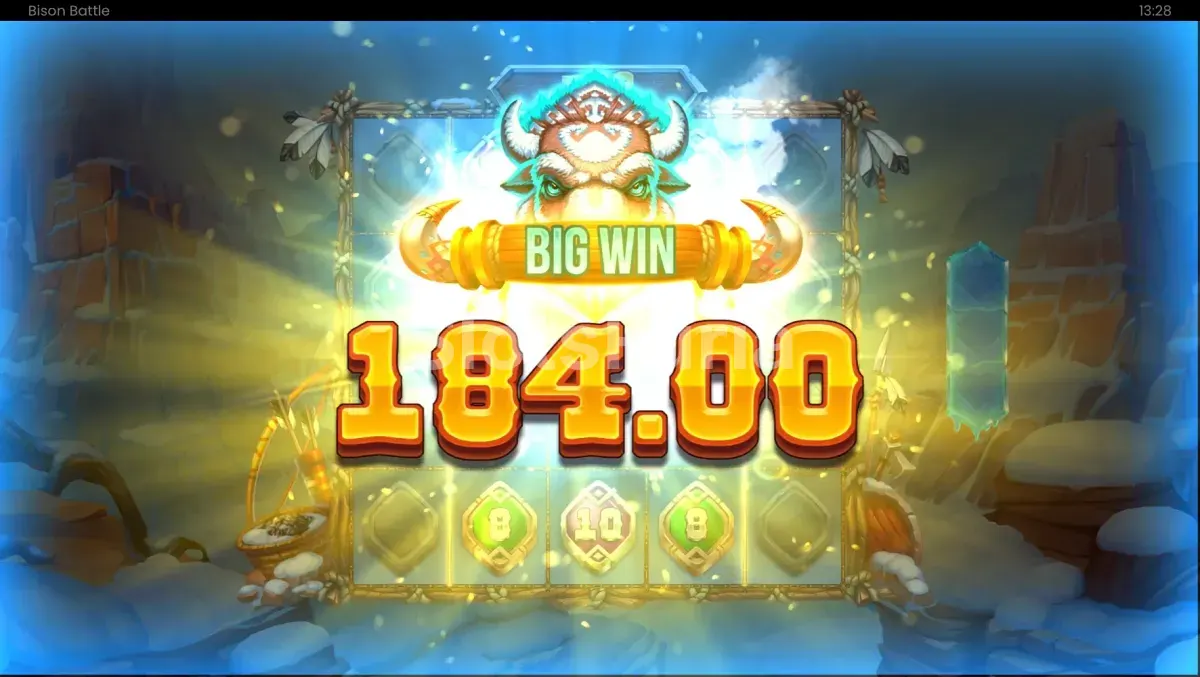 Gran victoria épica en Bison Battle con multiplicadores activos