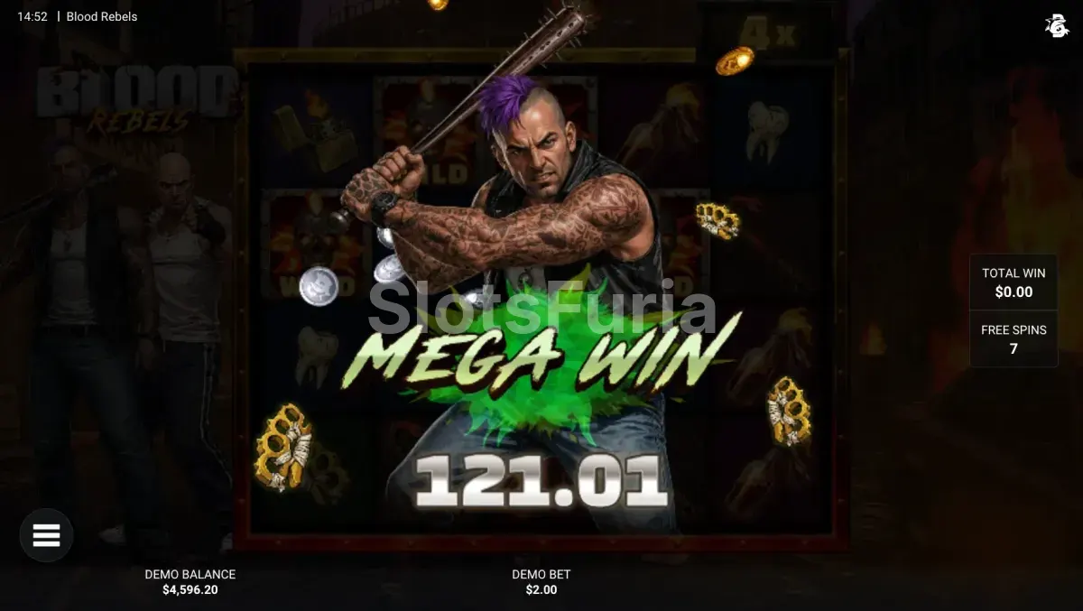 Gran victoria conseguida durante el juego de Blood Rebels