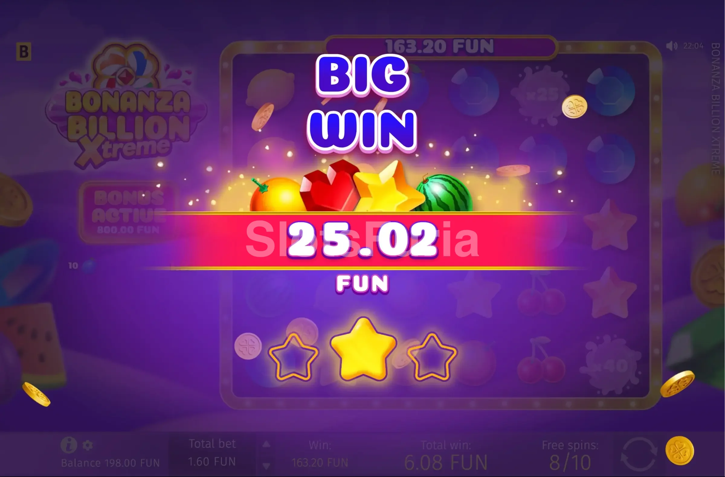 Gran victoria explosiva conseguida en Bonanza Billion Xtreme