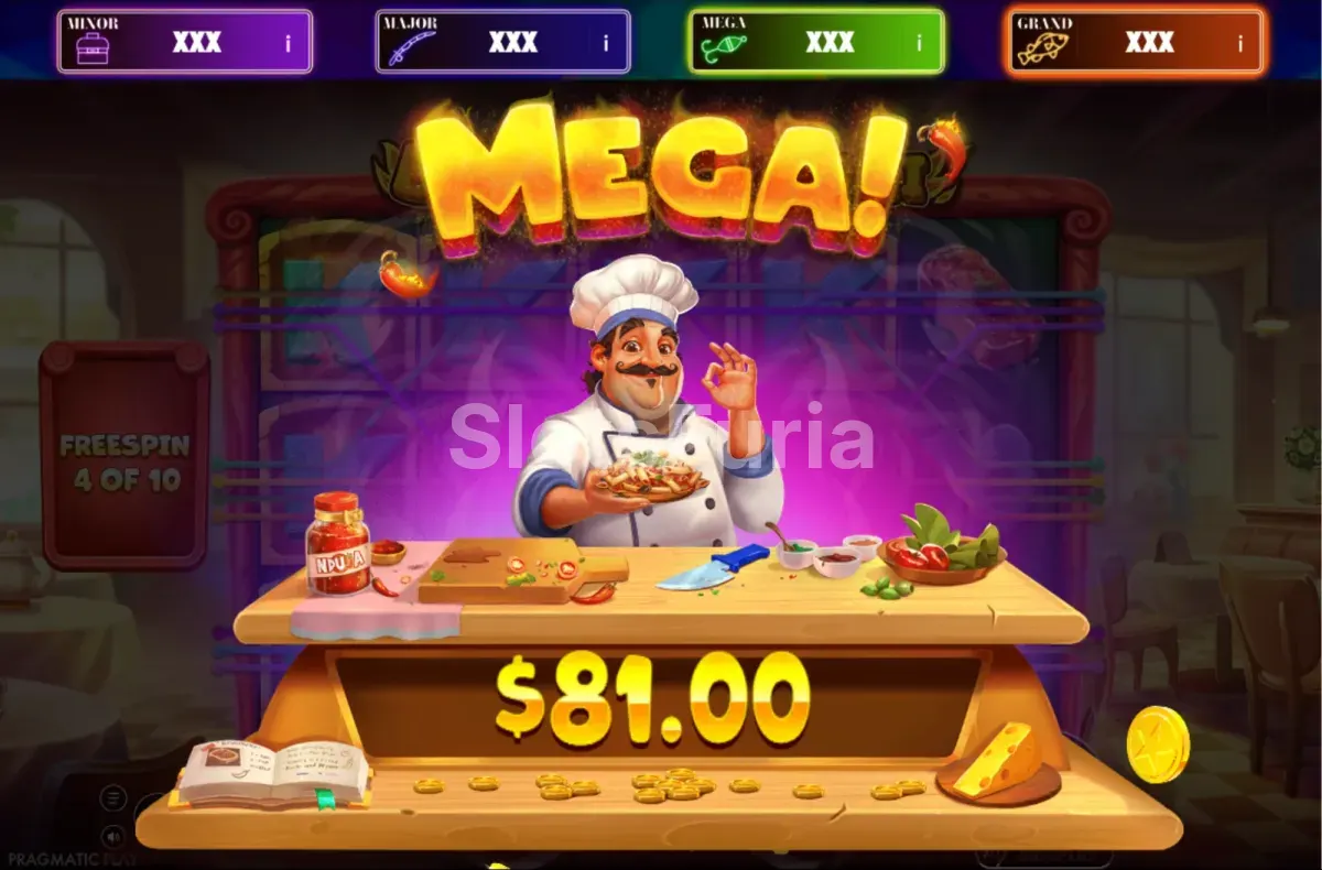 Momento de gran premio en Book of Chilli, Big Bass Jackpot Bonanza