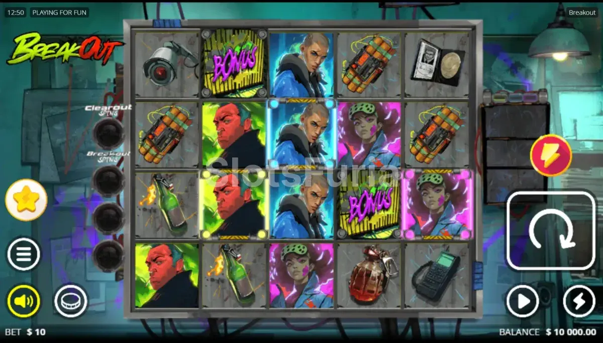 Juego base de Breakout con la grilla de 5x4