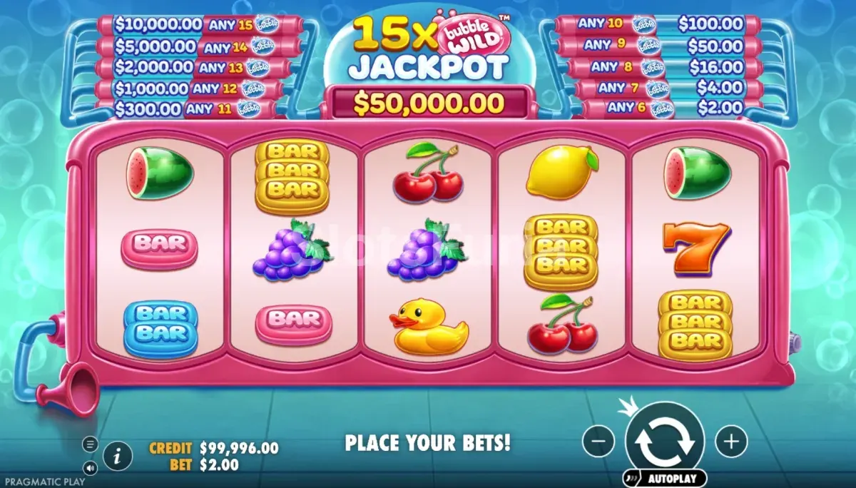 Segunda vista del juego base de Bubble Wild