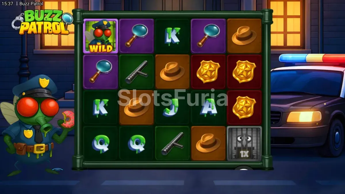 Pantalla principal del juego base de Buzz Patrol