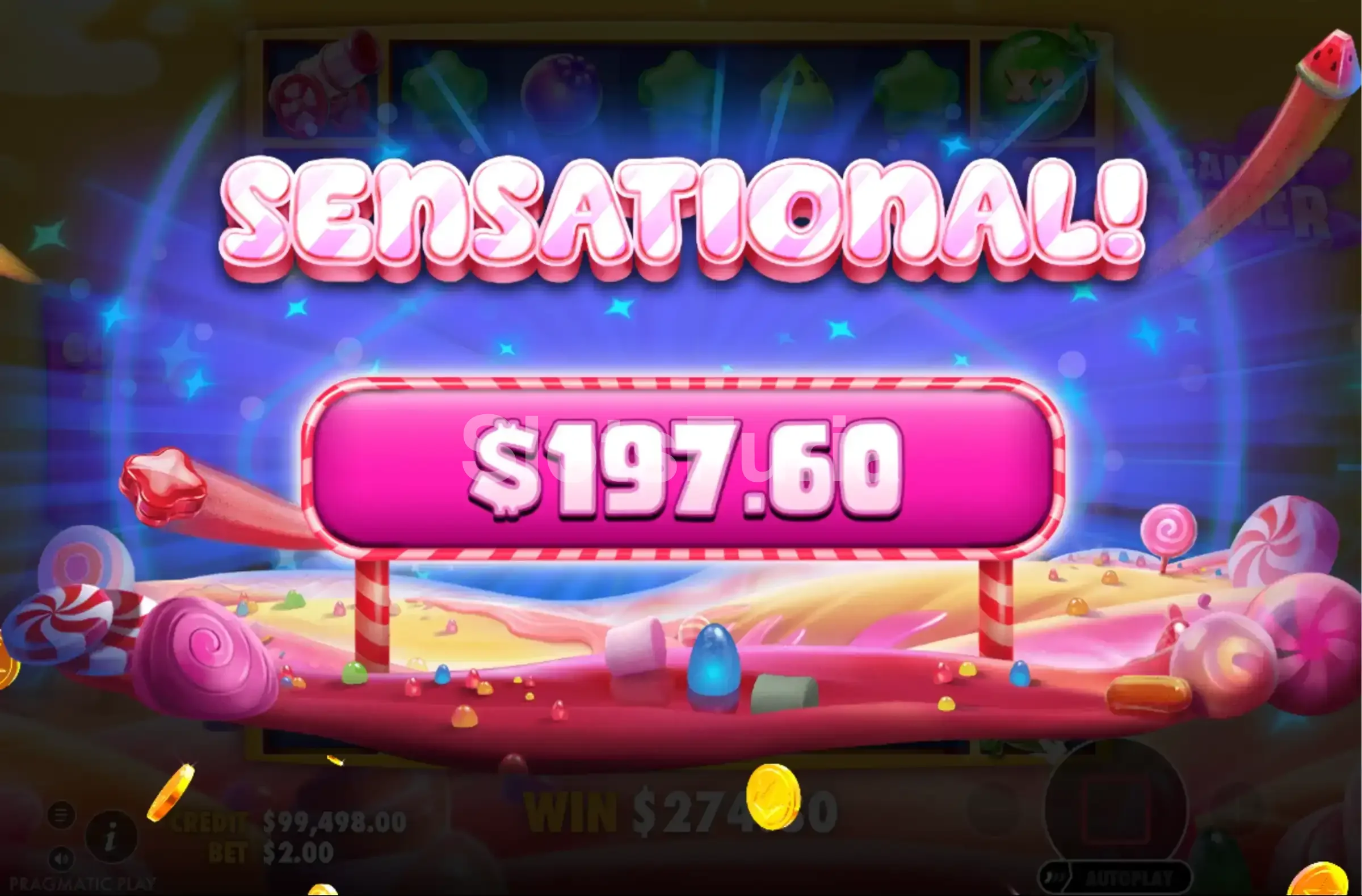 Gran victoria registrada en Candy Corner con alta volatilidad