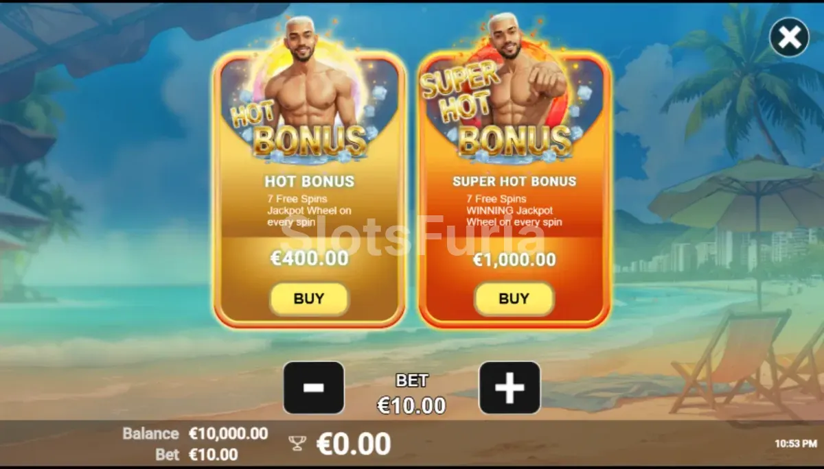 Pantalla de compra de bonus en Carioca Vibes de Avatar UX