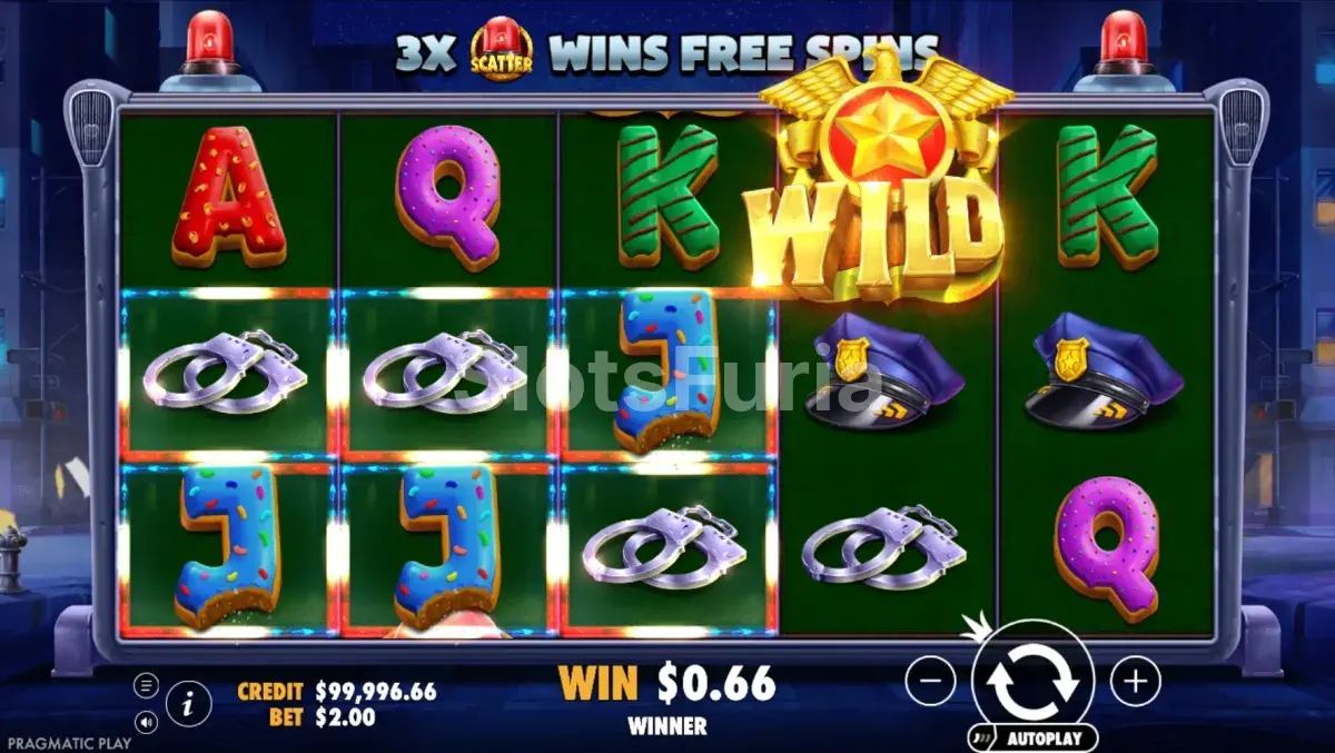 Segunda pantalla del juego base de Cash Patrol en acción