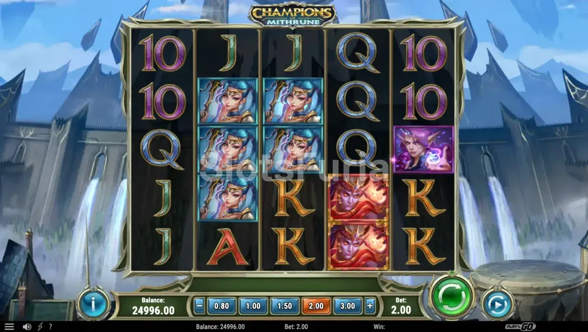 Fase de bonus del Mini-Juego de Poder en Champions of Mithrune