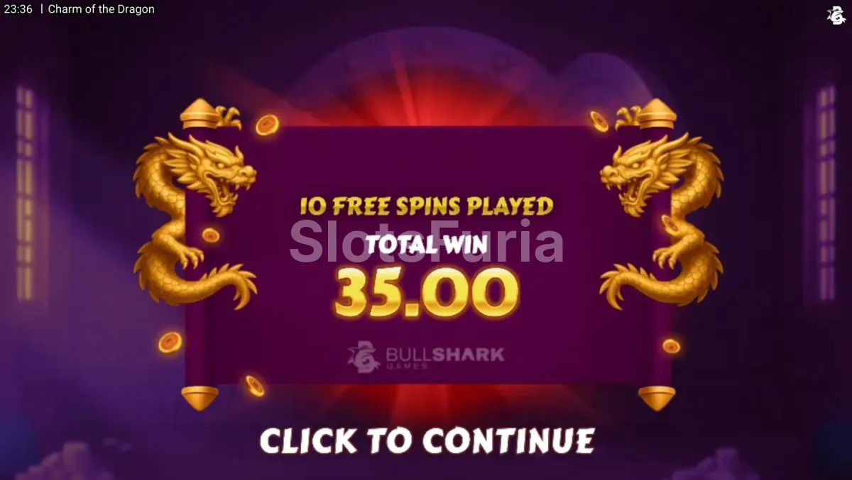 Gran victoria histórica conseguida en Charm of the Dragon