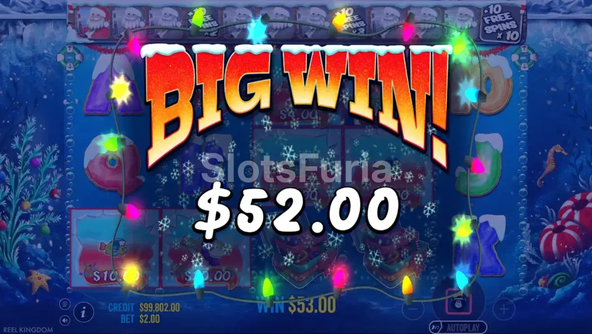 Gran victoria en Christmas Big Bass Bonanza con multiplicador máximo