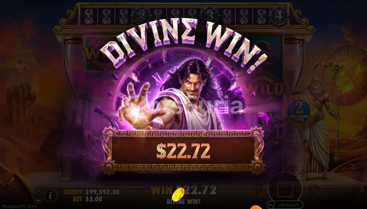 Pago alto resuelto en Chronos Sands of Eternity con multiplicadores sumados