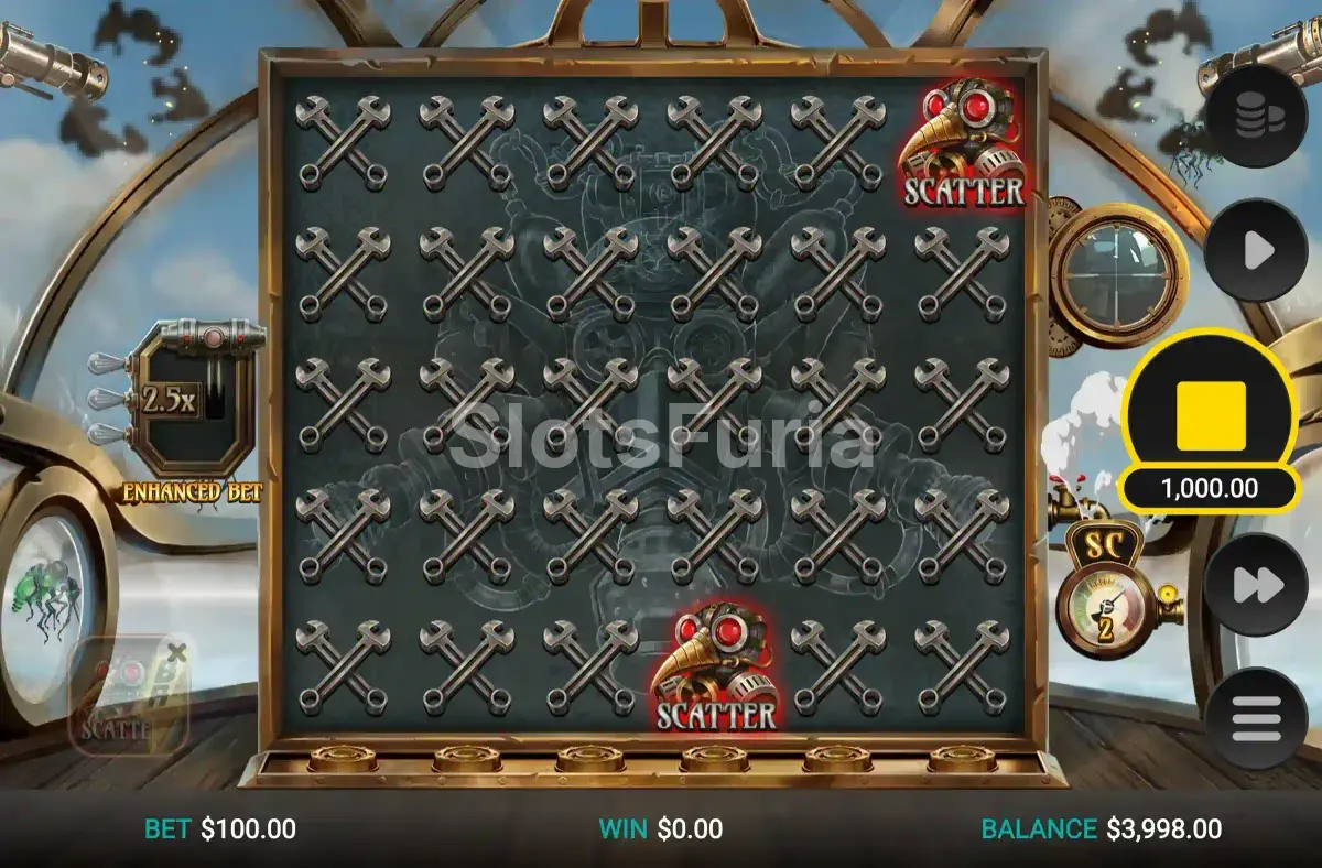 Ronda de giros gratis Extermination Spins en Cloudforge