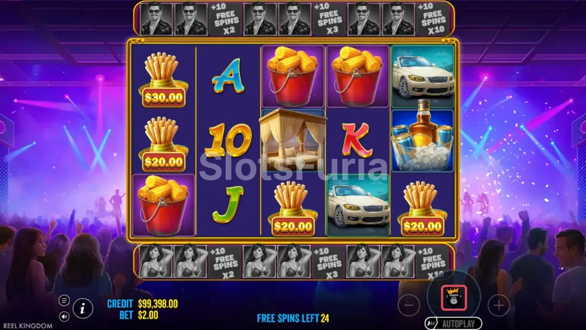 Ronda de giros gratis en Club Mamaia