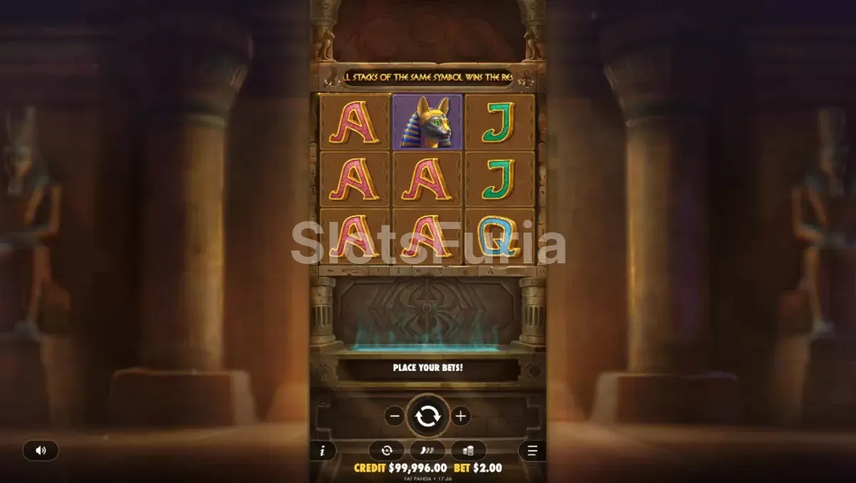 Segunda vista del juego base de Code of Cairo mostrando los re-giros activos