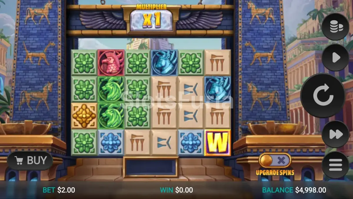 Pantalla principal del juego base de Conquer Babylon
