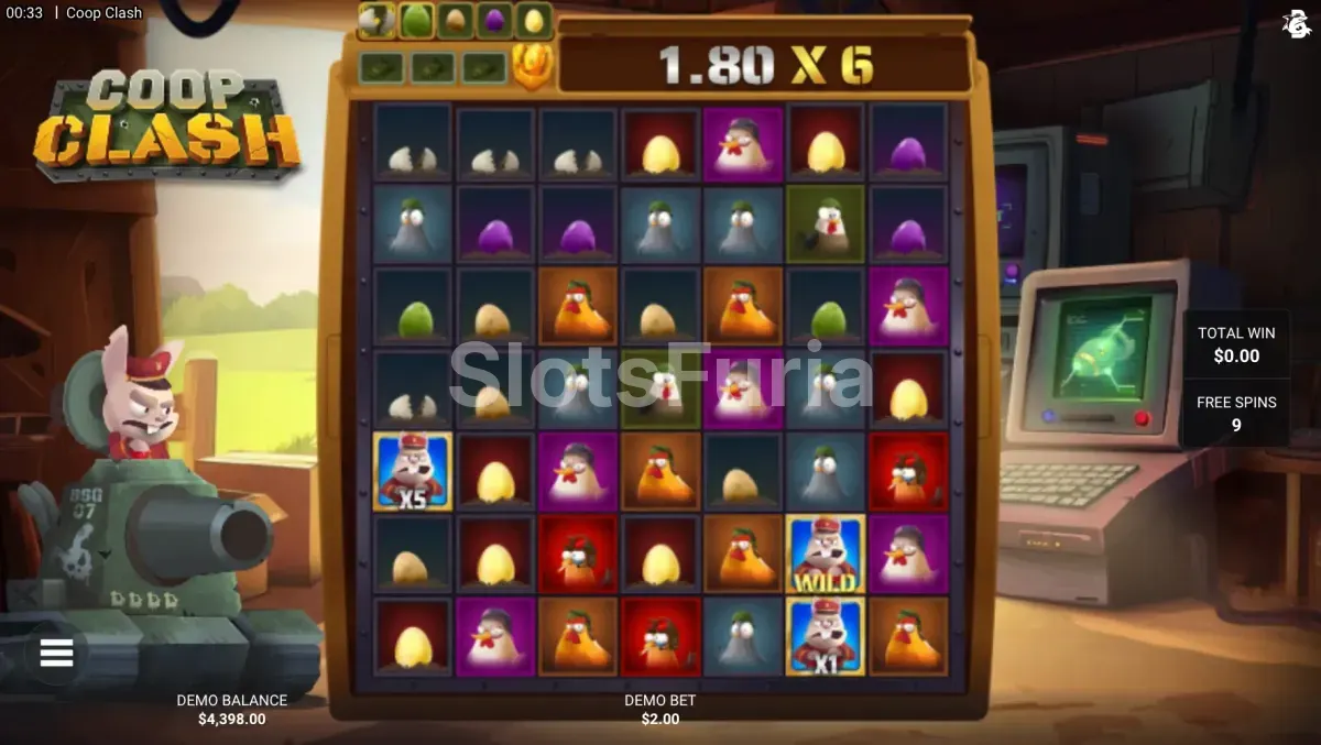 Ronda de tiradas gratuitas activada en Coop Clash con multiplicadores