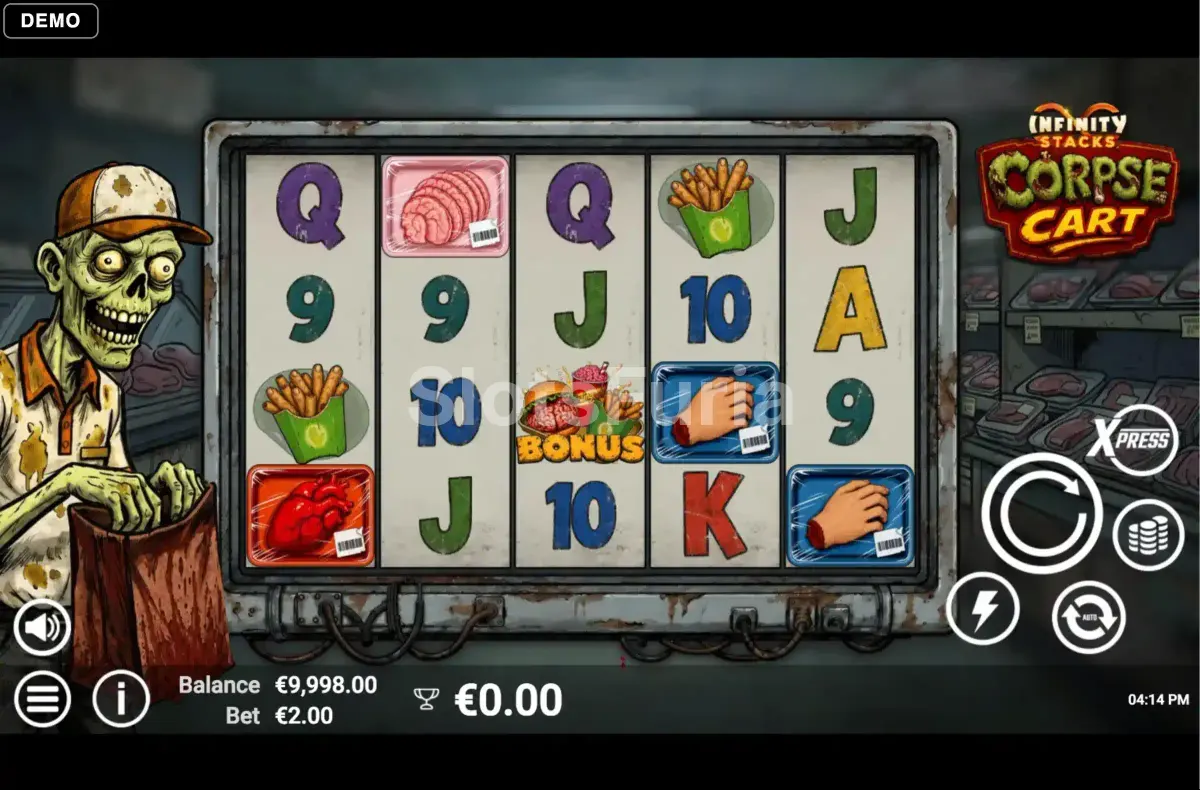 Pantalla del juego base de Corpse Cart