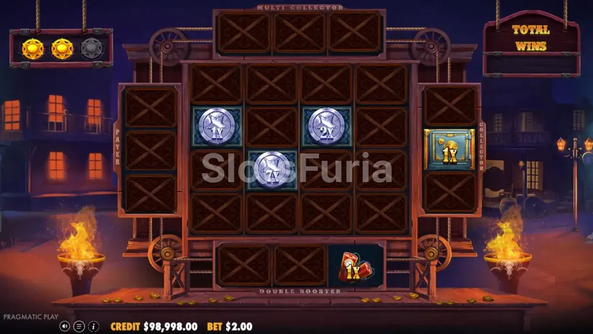 Ronda de giros gratuitos activa en Cowboy Coins con multiplicadores