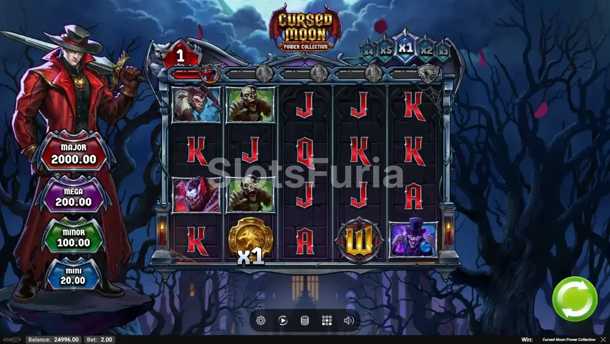 Segunda vista del juego base de Cursed Moon Power Collection