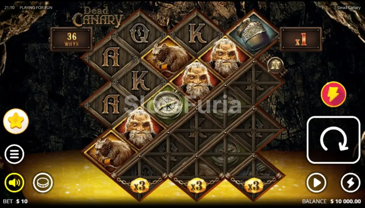 Tabla de pagos detallada de Dead Canary con todos los símbolos