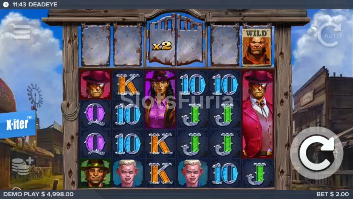 Juego base de Deadeye con los 6 rodillos activos
