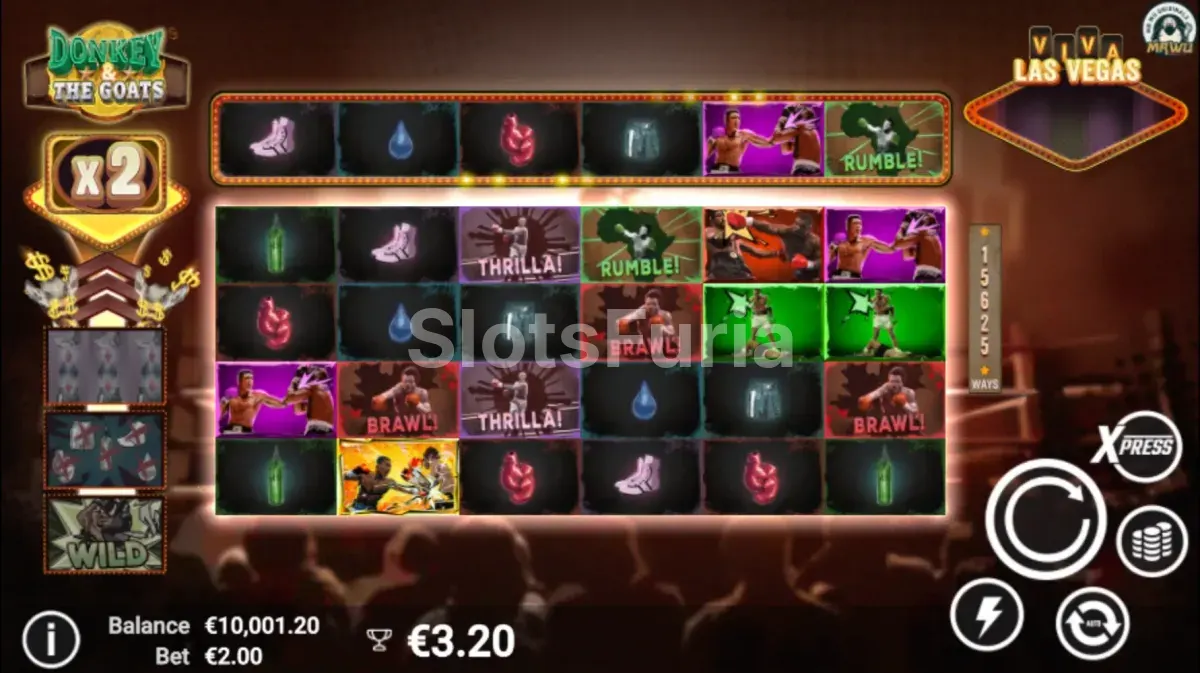 Pantalla principal del juego base en DonKey & the GOATS
