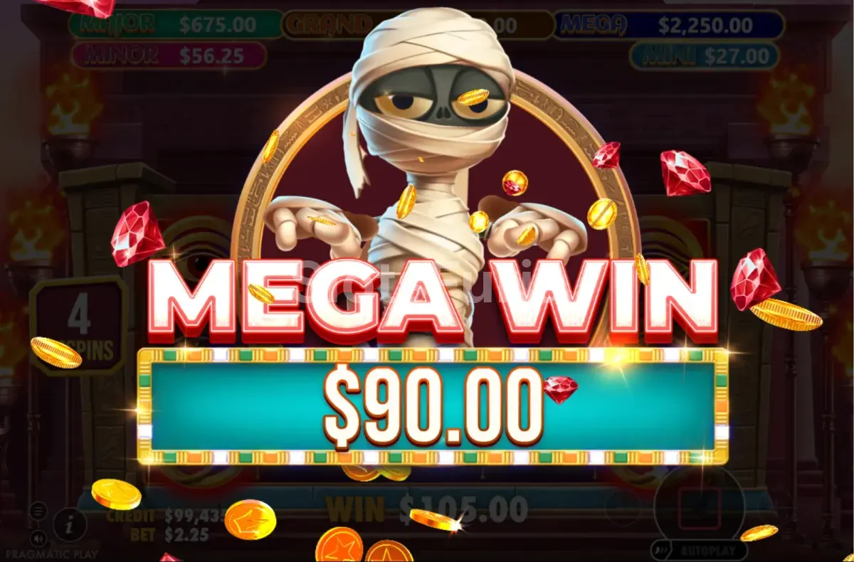 Gran ganancia en Double Mummys Jewels 1000