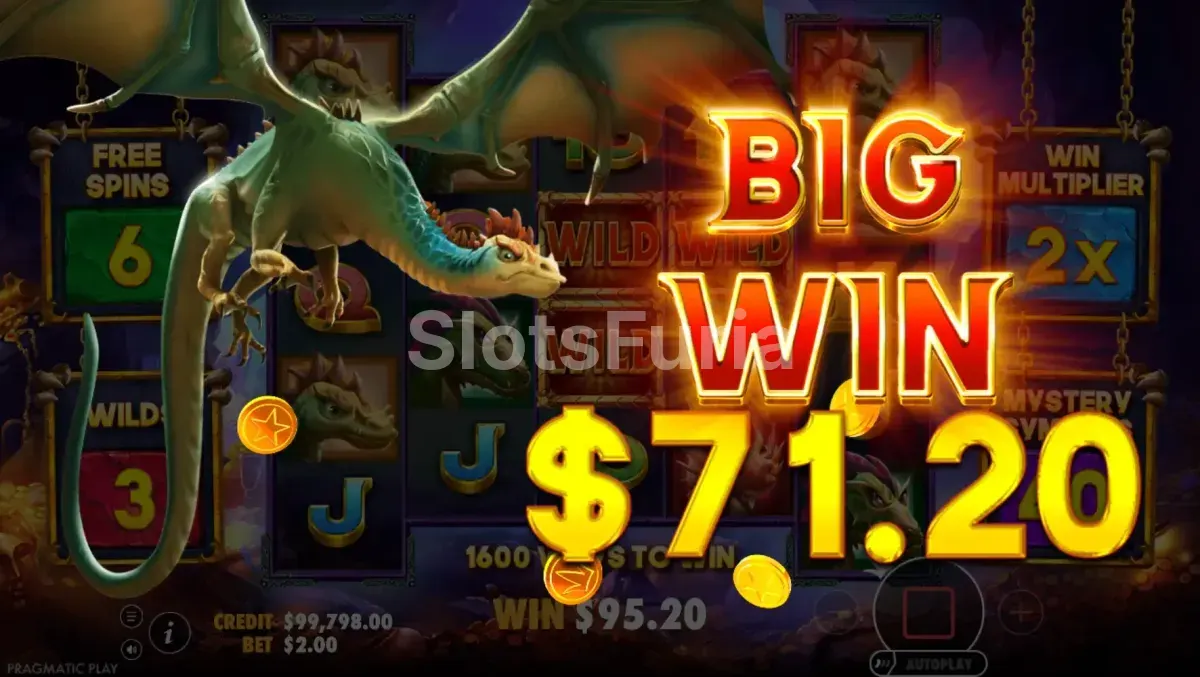 Gran victoria conseguida en Drago Jewels of Fortune