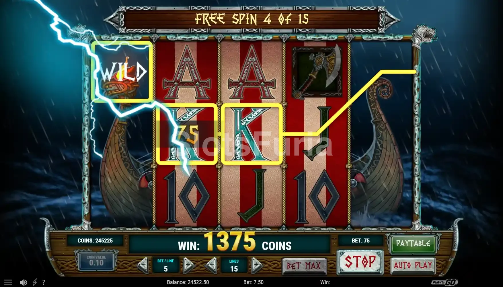 Ronda de tiradas gratuitas de Dragon Ship con multiplicadores activos