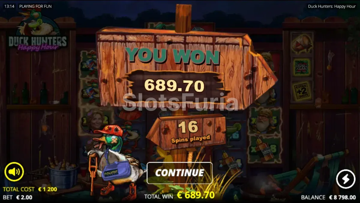 Gran victoria épica registrada en Duck Hunters Happy Hour