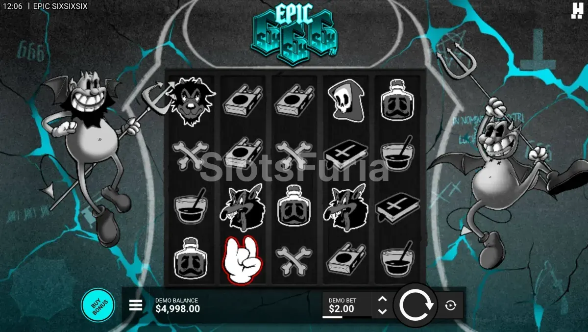 Juego base de Epic SixSixSix con la cuadrícula de 5x4