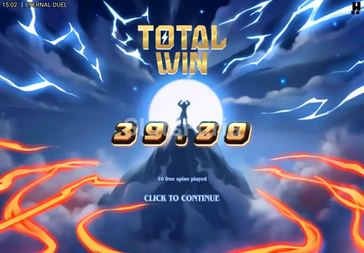 Gran victoria registrada en Eternal Duel de Hacksaw Gaming