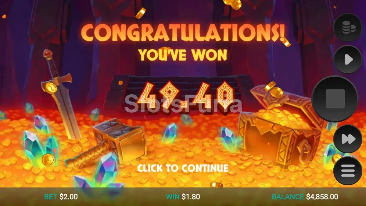 Gran victoria épica conseguida en Fang's Inferno Dream Drop