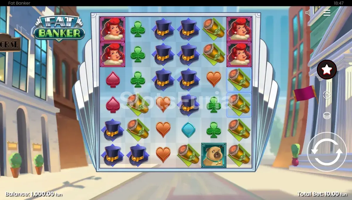 Juego base de Fat Banker, tragamonedas de dinero de Push Gaming