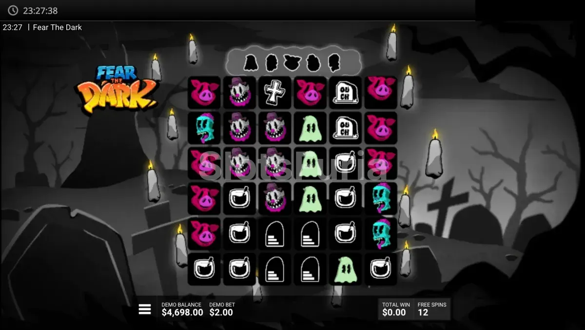 Ronda de giros gratuitos activa en Fear the Dark