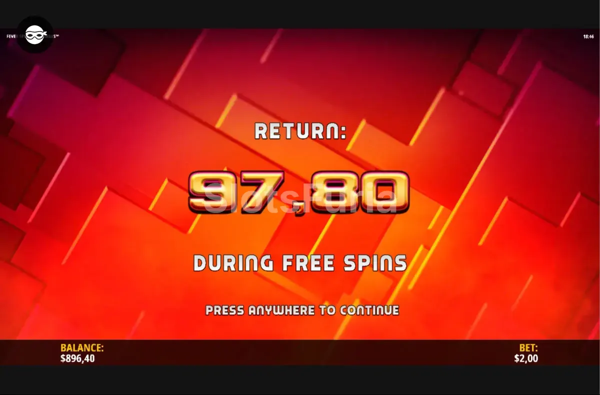 Gran victoria conseguida en Fever Spin Megaways
